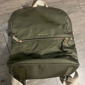 Micheal Kors Green Backpack